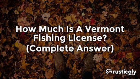 how much is a fishing license in vermont|Fishing License .